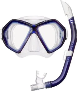 ReefTourer Snorkelmasker Duikbril Snorkelset RC-0107- Donker Blauw