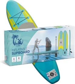 BluMill Opblaasbaar SUP Board - Stand Up Paddle Board - Verstelbare Peddel - Complete Set - Inclusief Pomp - Inclusief Enkelkoord - 300 Cm -Watersporten Winkel 1072x1200