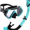 Atlantis Borneo Combo - Snorkelset - Volwassenen - Turquoise/Zwart