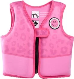 Swim Essentials Zwemvest Kind - Roze Panterprint - 18-30 Kg - 4-6 Jaar -Watersporten Winkel 1130x1200 1