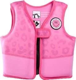 Swim Essentials Zwemvest Kind - Roze Panterprint - 18-30 Kg - 4-6 Jaar -Watersporten Winkel 1141x1200 3