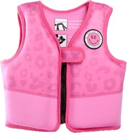 Swim Essentials Zwemvest Kind - Roze Panterprint - 18-30 Kg - 4-6 Jaar -Watersporten Winkel 1141x1200 4