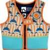 Swim Essentials Zwemvest Kind - Haaien Oranje/Blauw - 18-30 Kg - 4-6 Jaar -Watersporten Winkel 1142x1200 1