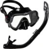 Atlantis Samana Pro Combo - Snorkelset - Volwassenen - Zwart/Grijs -Watersporten Winkel 1196x1200