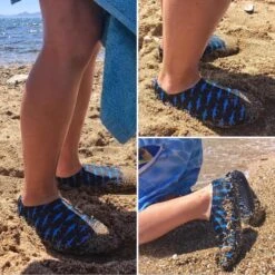 Slipstop Waterschoen Kinderen / Zwemschoenen / Zwemslof / Antislip Schoen / Gymschoen - Jongen Meisje -Navy Blauw INF 18/20 -Watersporten Winkel 1198x1200 8