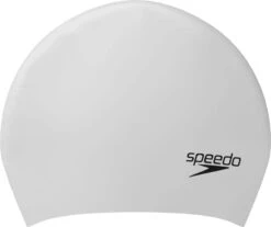 Speedo Long Hair Cap Unisex - Zilver - One Size -Watersporten Winkel 1200x1005