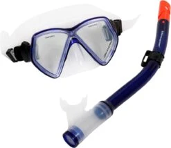 Duikmasker Met Snorkel En Flippers - Kind Maat 32-36 Blauw - Snorkelset Kinderen - Snorkelmasker - Duikbril -Watersporten Winkel 1200x1039