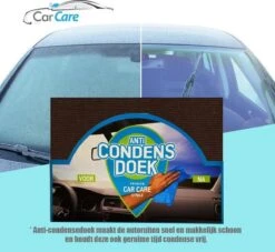 Car Care Auto Anti-Condensedoek Antifogdoek - Auto Anti-Condensedoek Maakt De Autoruiten Snel En Makkelijk Schoon En Houdt Deze Ook Geruime Tijd Condense Vrij.