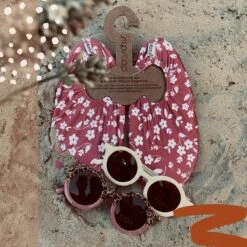 Slipstop Flor - Roest Bruin Met Witte Bloemen -Watersporten Winkel 1200x1200 191