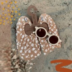 Slipstop Mosterd Flower - Oker Met Witte Bloemen -Watersporten Winkel 1200x1200 206