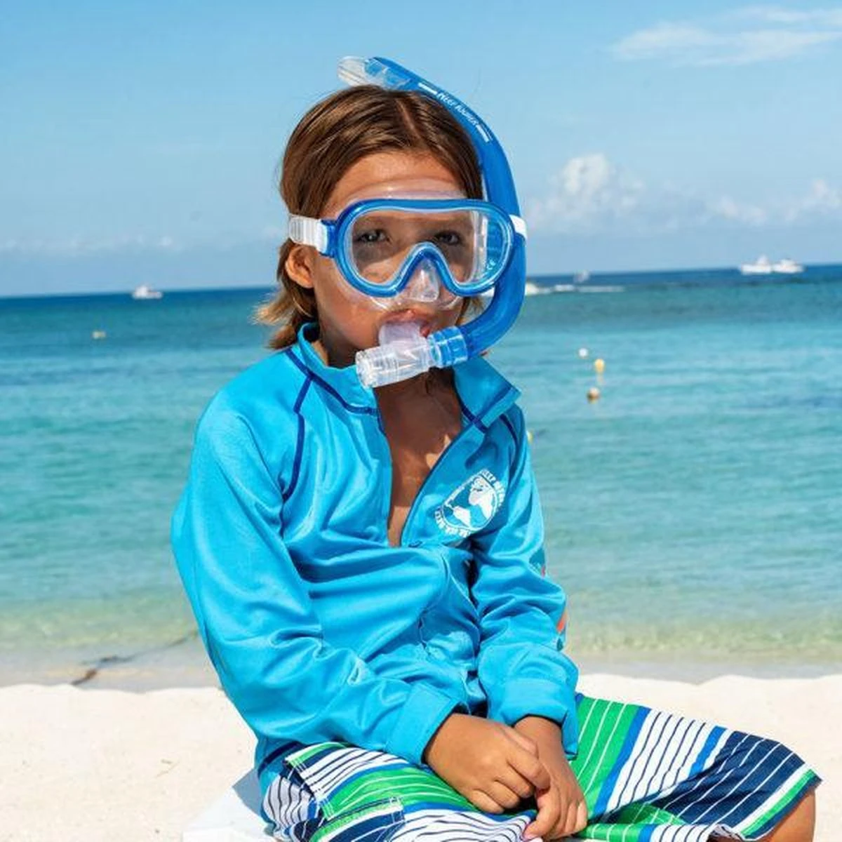 ReefTourer Snorkelmasker Duikbril Snorkelset Voor Kinderen Tot Ong. 10 Jaar RC-0203- Zwart/blauw 8 ReefTourer Snorkelmasker Duikbril Snorkelset Voor Kinderen Tot Ong. 10 Jaar RC-0203- Zwart/blauw - Afbeelding 6
