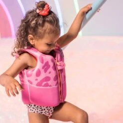 Swim Essentials Zwemvest Kind - Roze Panterprint - 18-30 Kg - 4-6 Jaar -Watersporten Winkel 1200x1200 362