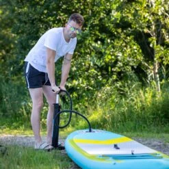 BluMill Opblaasbaar SUP Board - Stand Up Paddle Board - Verstelbare Peddel - Complete Set - Inclusief Pomp - Inclusief Enkelkoord - 300 Cm -Watersporten Winkel 1200x1200 50