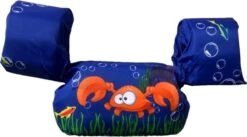 Merkloos Zwemvest - Krab Blauw