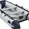 Merkloos Opblaasboot / Rubberboot / Boot - 2 Banken - Grijs - Incl. 2 Peddels -Watersporten Winkel 1200x670 2