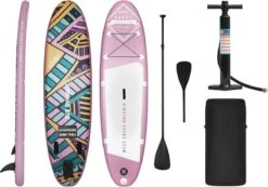 Gymrex SUP Paddleboard - 110 Kg - Opblaasbaar - Roze 16 Gymrex SUP Paddleboard - 110 Kg - Opblaasbaar - Roze -Watersporten Winkel 1200x842