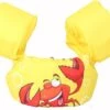 Kinderzwemvest | Baby Float | Puddle | Zwembandjes | Drijven | Zwemmen | Happy Kreeftje | Geel -Watersporten Winkel 1200x869 1