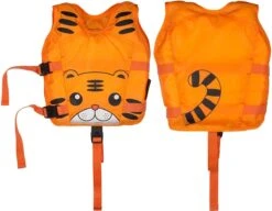Waimea Zwemvest Dier - 3-6 Jaar - 18-30 Kg - Oranje/Zwart/Wit -Watersporten Winkel 1200x932 1