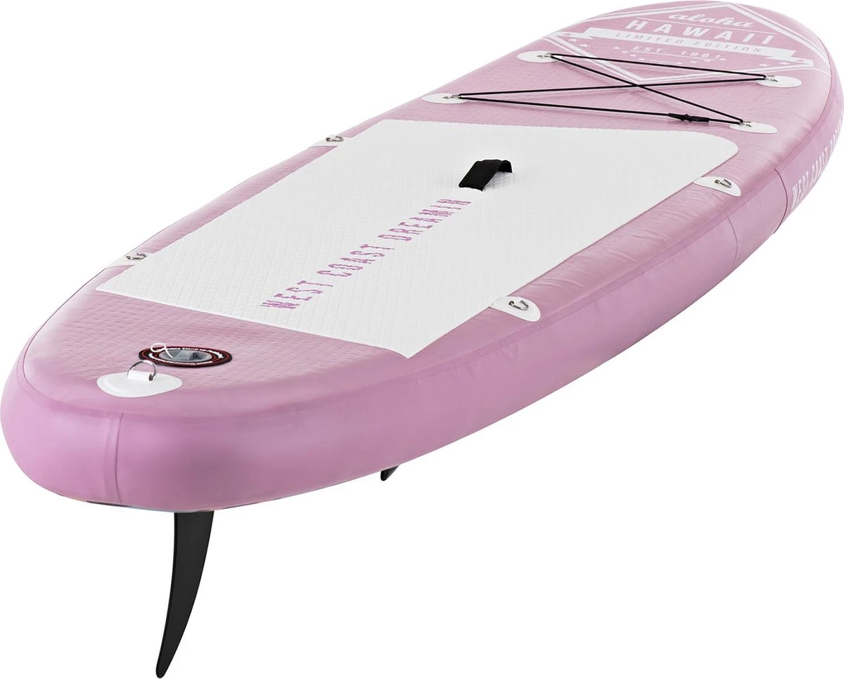 Gymrex SUP Paddleboard - 110 Kg - Opblaasbaar - Roze 4 Gymrex SUP Paddleboard - 110 Kg - Opblaasbaar - Roze - Afbeelding 2