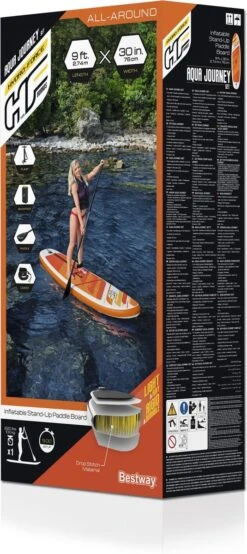Bestway Sup Board - Hydro Force - Aqua Journey Set - 274 X 76 X 12 Cm - Met Accessoires -Watersporten Winkel 535x1200