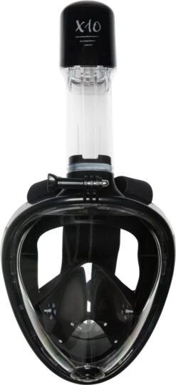 X10 Full Face Mask- Snorkelmasker - Volwassenen - Zwart - S/M -Watersporten Winkel 550x1200