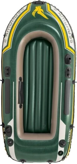 Intex Seahawk Opblaasboot - 2 Personen - Groen -Watersporten Winkel 566x1200
