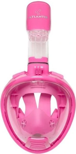 Atlantis Full Face Mask 2.0 - Snorkelmasker - Kinderen - Roze - XS -Watersporten Winkel 596x1200 1