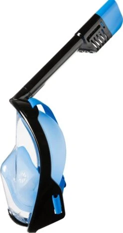 Atlantis Full Face Mask - Snorkelmasker - Volwassenen - Zwart/Blauw - L/XL -Watersporten Winkel 636x1200