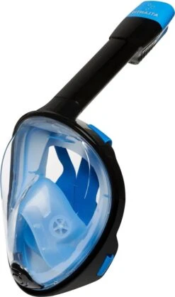 Atlantis Full Face Mask - Snorkelmasker - Volwassenen - Zwart/Blauw - L/XL -Watersporten Winkel 709x1200 2