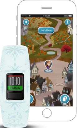 Garmin Vívofit Jr2 - Kids Activity Tracker - ©Disney - Frozen Elsa -Watersporten Winkel 719x1200