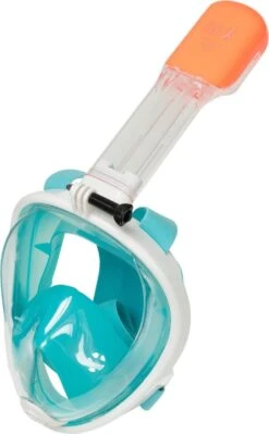X10 Full Face Mask- Snorkelmasker - Volwassenen - Turquoise - S/M -Watersporten Winkel 742x1200