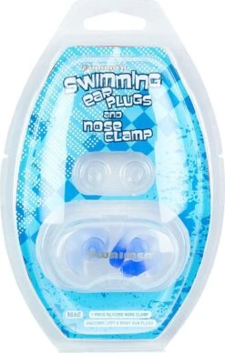 Waimea Zwem Oordoppen & Neusklem - Set - Blauw -Watersporten Winkel 763x1200 1