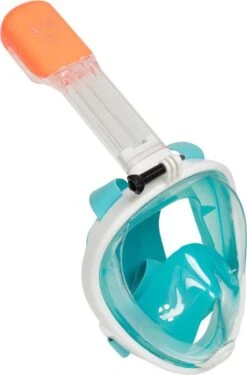 X10 Full Face Mask- Snorkelmasker - Volwassenen - Turquoise - S/M -Watersporten Winkel 791x1200