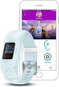 Garmin Vívofit Jr2 - Kids Activity Tracker - ©Disney - Frozen Elsa -Watersporten Winkel 815x1200