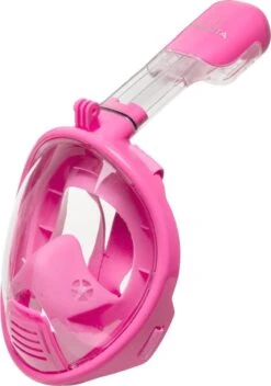 Atlantis Full Face Mask 2.0 - Snorkelmasker - Kinderen - Roze - XS -Watersporten Winkel 841x1200