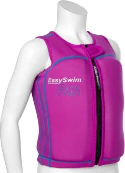 EasySwim Fun - Zwemvest/Drijfvest Kind - Roze - Maat M: 17-23 Kg -Watersporten Winkel 872x1200 1