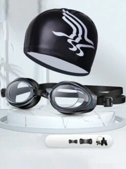 Cynergie - Zwem Accessoires - 6 Delig - Badmuts - Zwembril - Neusklem Zwemmen - Neusknijper - Duikbril - Met Opbergdoosje - Zwembrillen Volwassenen En Kinderen -Watersporten Winkel 901x1200 2