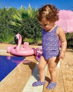 Slipstop Waterschoen Kinderen / Zwemschoenen / Zwemslof / Antislip Schoen / Gymschoen - Jongen Meisje -Navy Blauw INF 18/20 -Watersporten Winkel 957x1200 2