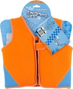 Waimea Zwemvest - 3-6 Jaar - 18-30 Kg - Fluororanje -Watersporten Winkel 989x1200 1